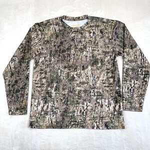 Gamehide Shirt Mens Medium SHAPE SHIFT‎ CAMO Long Sleeve Performance Base Layer